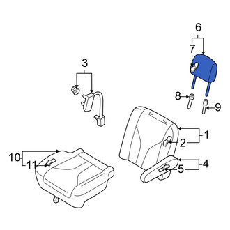 Mazda OE - Front Headrest