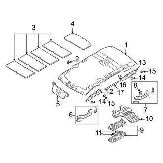Mazda OE - Deck Lid Trim Clip