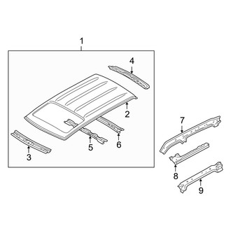 Mazda OE - Roof & Components (With Sunroof)