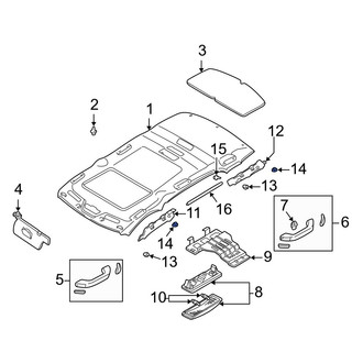 Mazda OE - Roof Opening Trim Nut