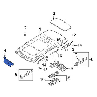 Mazda OE - Left Sun Visor