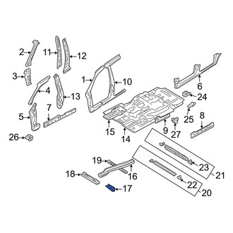 Mazda OE - Right Floor Pan Reinforcement