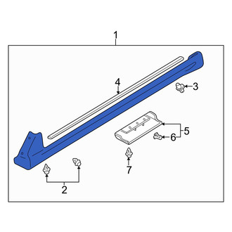 Mazda OE - Left Rocker Panel Guard