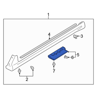 Mazda OE - Front Right Running Board Step Pad