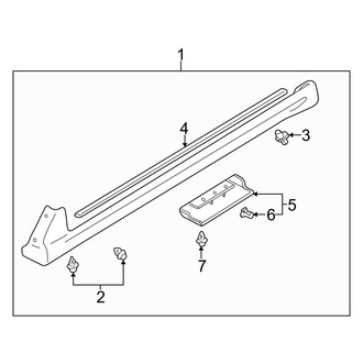 Mazda OE - Pillars, Rocker & Floor - Exterior Trim