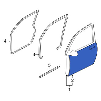 Mazda OE - Front Right Outer Door Outer Panel