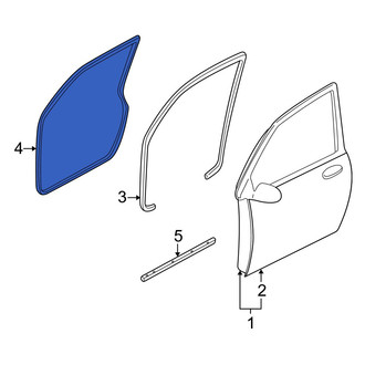 Mazda OE - Front Right Outer Door Seal