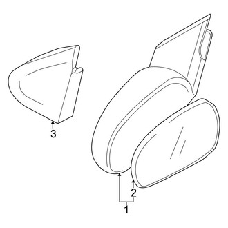 Mazda OE - Front Door - Outside Mirrors