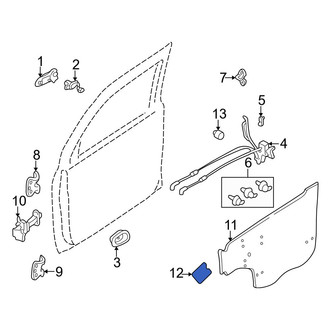 Mazda OE - Front Door Access Cover