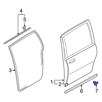 Mazda OE - Hood Seal Clip