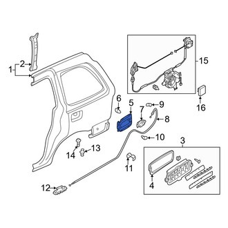 Mazda OE - Fuel Filler Door