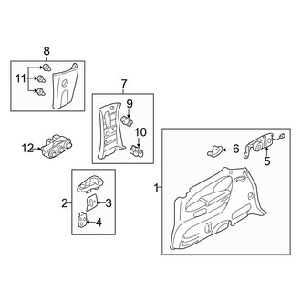 Mazda OE - Side Panel - Interior Trim (Passenger Side)