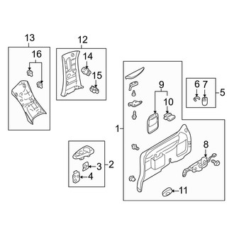 Mazda OE - Side Panel - Interior Trim (Driver Side)