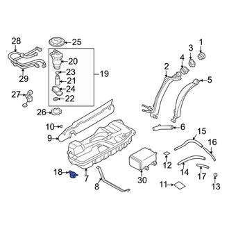 Mazda OE - Vapor Canister Purge Solenoid