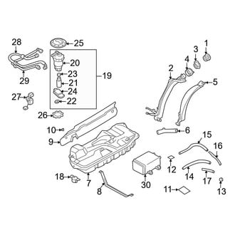 Mazda OE - Fuel System Components