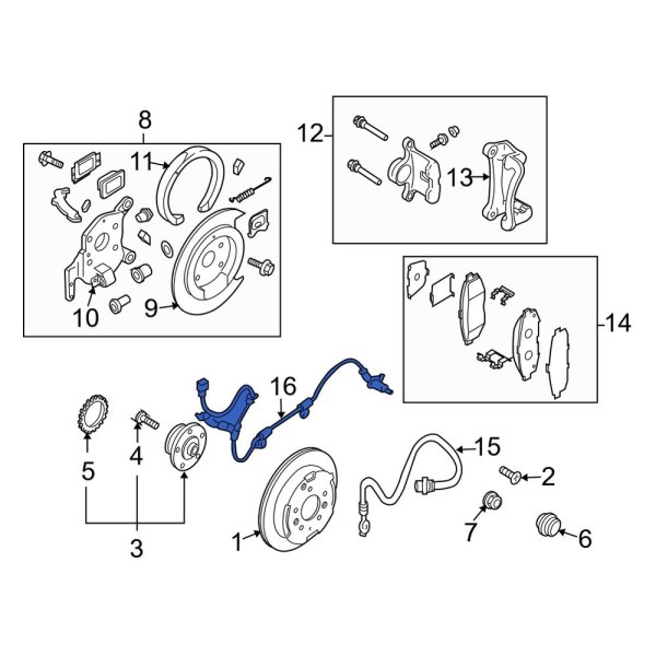 ABS Wheel Speed Sensor