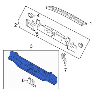 Mazda OE - Rear Floor Sill
