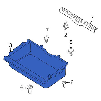 Mazda OE - Rear Floor Carpet