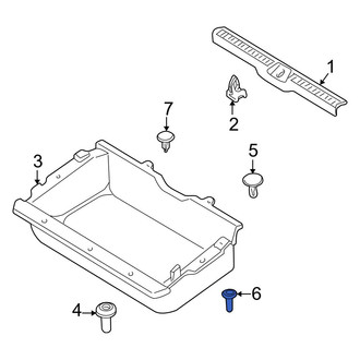 Mazda OE - Floor Carpet Clip