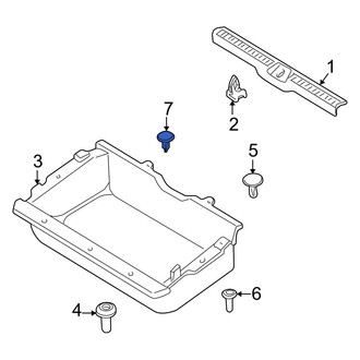 Mazda OE - Floor Carpet Clip