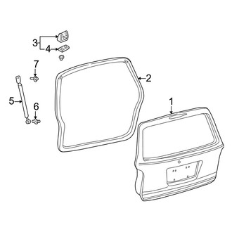 Mazda OE - Lift Gate - Gate & Hardware
