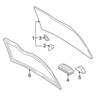 Mazda OE - Lift Gate - Glass & Hardware