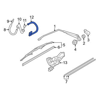 Mazda OE - Rear Back Glass Washer Nozzle