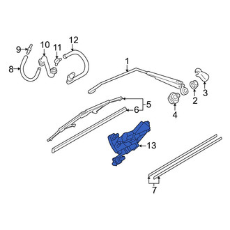 Mazda OE - Rear Wiper Motor
