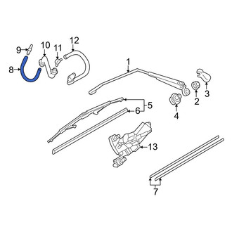 Mazda OE - Rear Liftgate Washer Hose