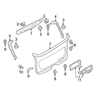 Mazda OE - Lift Gate - Interior Trim