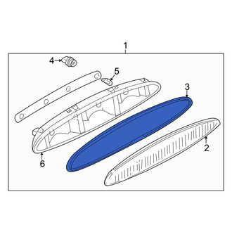 Mazda OE - Center High Mount Stop Light Bezel Gasket