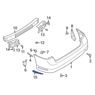 Mazda OE - Rear Bumper Trim