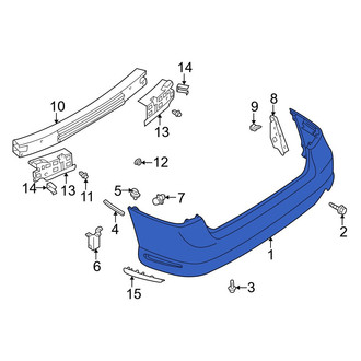 Mazda OE - Rear Bumper Cover