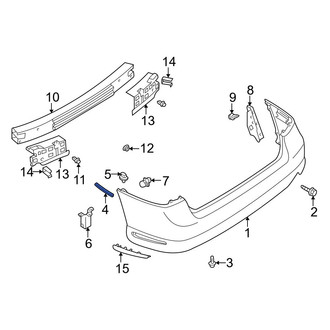 Mazda OE - Bumper Seal