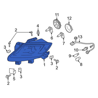 Mazda OE - Front Left Headlight