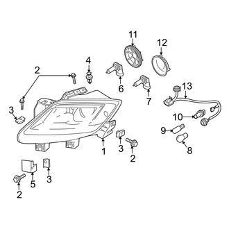 Mazda OE - Front Lamps - Combination Lamps (Halogen)