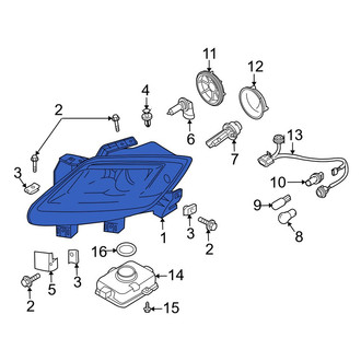 Mazda OE - Front Left Headlight