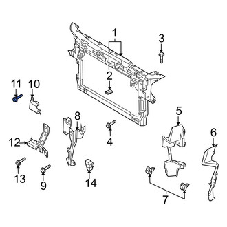 Mazda OE - Deck Lid Striker Bolt