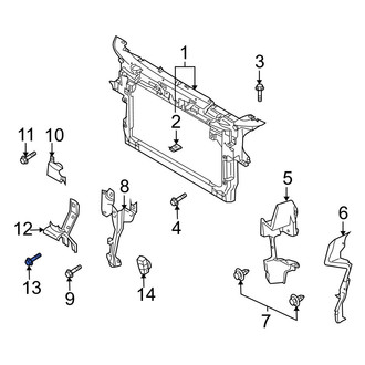 Mazda OE - A/C Condenser Mount Bolt