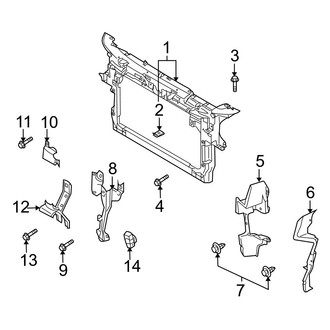 Mazda OE - Radiator Support