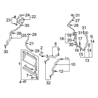 Mazda OE - Upper Radiator Insulator
