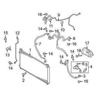 Mazda OE - Air Conditioner & Heater - Condenser, Compressor & Lines
