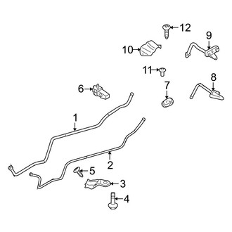 Mazda OE - Air Conditioner & Heater - Rear A/C Lines