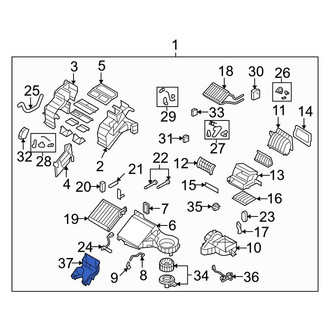 Mazda OE - Cabin Air Intake Duct