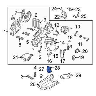 Mazda OE - Rear Right Cabin Air Intake Duct