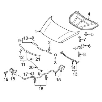 Mazda OE - Hood & Components