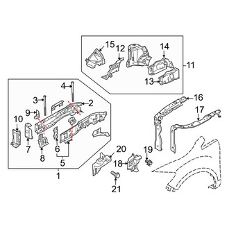 Mazda OE - Fender - Structural Components & Rails