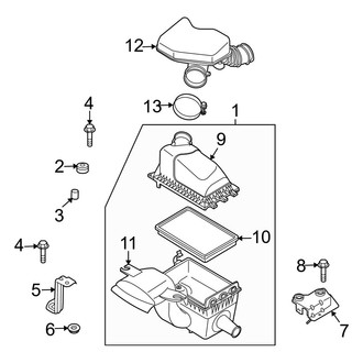 Mazda OE - Engine / Transaxle - Air Intake
