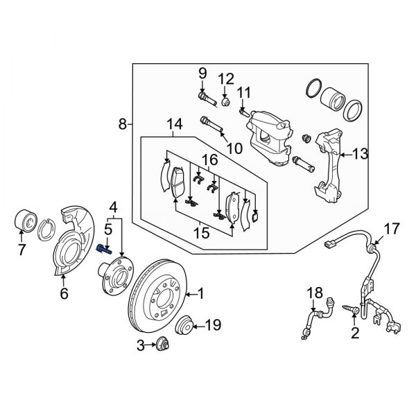 Wheel Lug Bolt