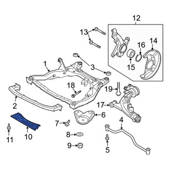 Mazda OE - Front Suspension Subframe Crossmember